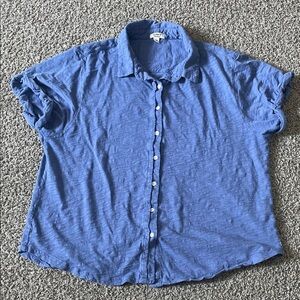 Blue Cotton Top